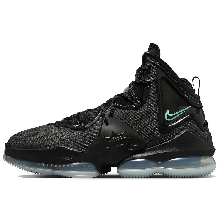 Nike LeBron 19 EP Black Aqua' High Top Basketball Shoes Unisex DC9340-003