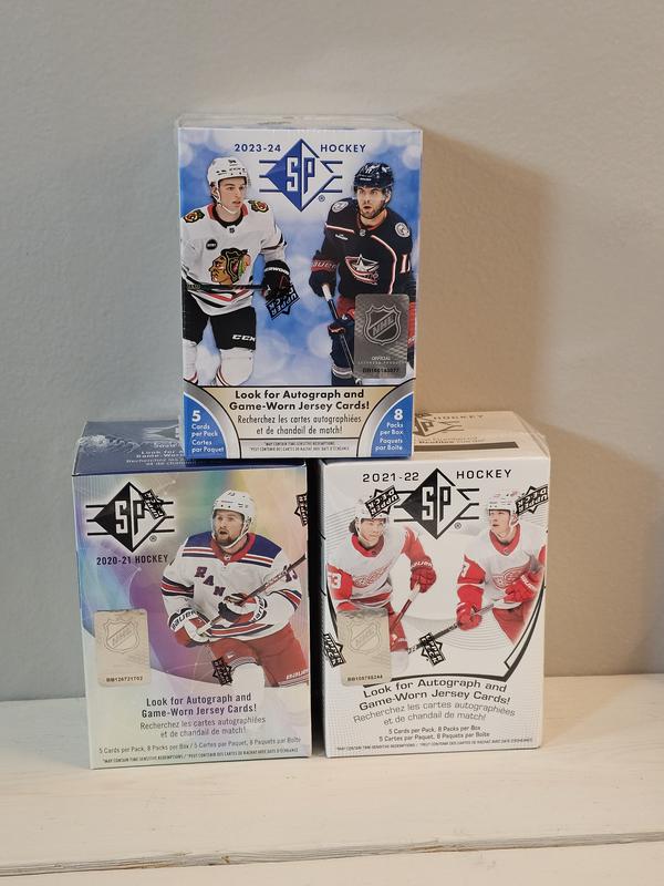 2021-22 Upper Deck SP Hockey Blaster Box (40 cards)