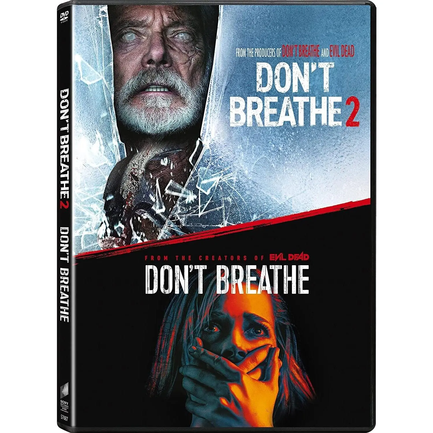 Don't Breathe / Don't Breathe 2  [DVD Video Disc] 2 Pack, Ac-3/Dolby Digital, Dubbed, Subtitled, Widescreen