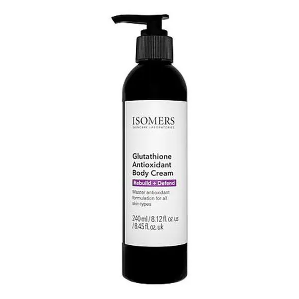 Isomers Skincare Glutathione Antioxidant Body Cream
