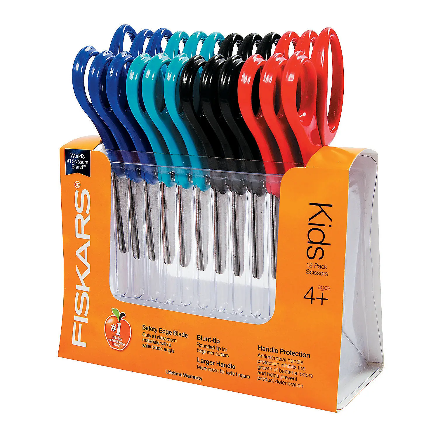 Fiskars<sup>®</sup> Blunt-Tip Scissors Classpack - 12 Pc.
