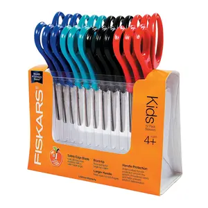 Fiskars<sup>®</sup> Blunt-Tip Scissors Classpack - 12 Pc.