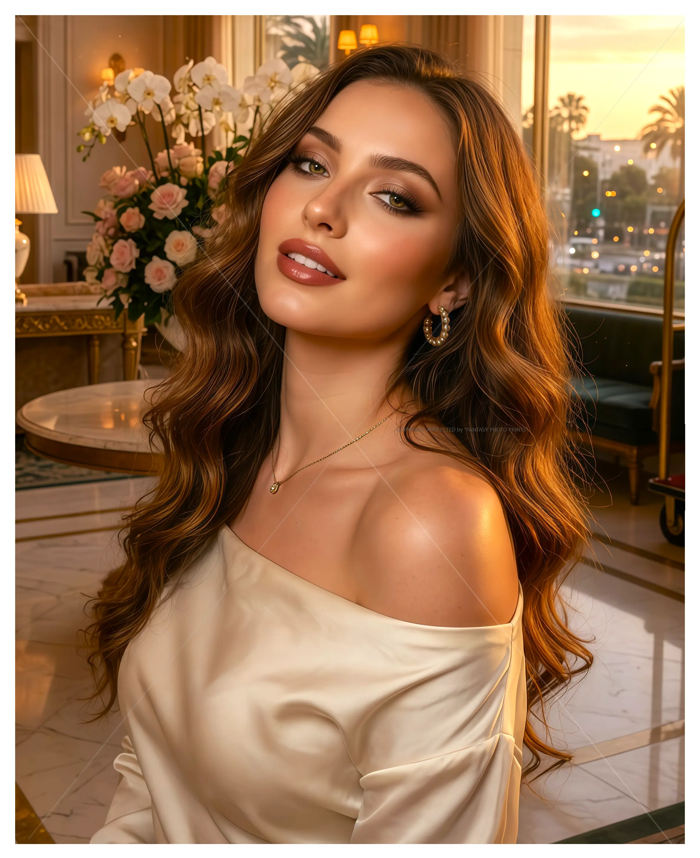 8x10 Photo Art Print Photograph Semi-Gloss Gorgeous Woman Portrait Artwork Model Picture #95690