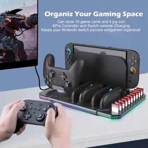 2026 New Model,Designed specifically for the Switch 2, this dedicated cooling fan controller and Joy-Con charger offers excellent cooling performance, boosts console performance, and extends battery making it an essential accessory for Switch players.