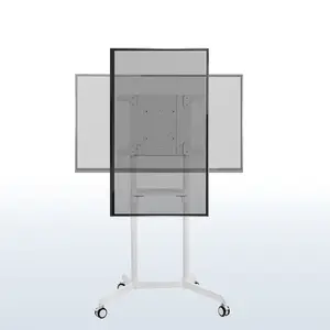 Rotating Mobile TV Cart - 32" to 88" Screens