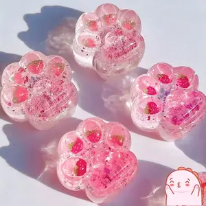 2-Pack Non-Repeating Cat Paw Squishy - Cute Colorful Stress Relief Accessory