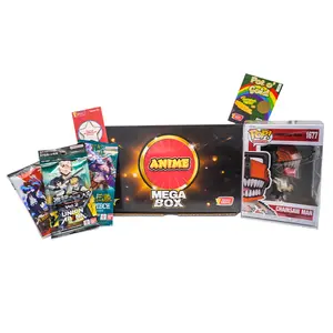 Mystery Grail Anime Mega Box - Funko Pop, Sealed Booster Packs, Enamel Pin & Bonus Items