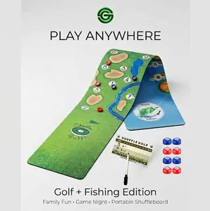 Shuffle Games Mousepad Shuffleboard Game - Golf & Fishing