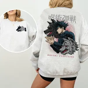 JJK Hand Sign Sweatshirt, Megumi Shỉt, Fushiguro Sweatshirt Hoodie, Trending Anime Winter Sweatshirt, Anime JJK Fans, Gojo Shirt, Anime Lover Gift