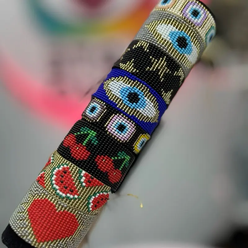 Evil Eye Miyuki Bracelet – Handmade Beaded Jewelry