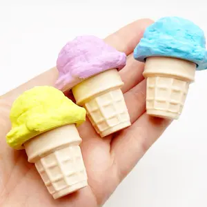 Ice Cream Fidgetee Toy Cute Pastel Clicker for Desk or ADHD 3D Printed Keyboard Fidget Mechanical Keyboard Switch Toy Sensory Gift for Teens