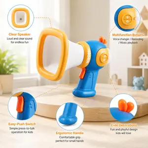 Kids' Multi-Functional Electric Karaoke Machine Toy - Amplifying, Voice-Changing, Recording, Music-Playing Functions - Ideal for Children's Party Games, Kids' Gift