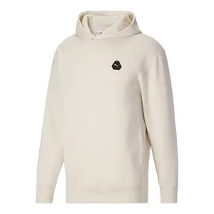 PUMA Mens Rudagon Logo Hoodie Casual Outerwear Casual - White