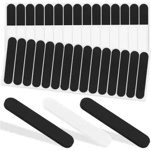 45PCS Hat Size Tape Hat Size Reducer Foam Reducing Tape for Hats Caps Sweatband Black and White
