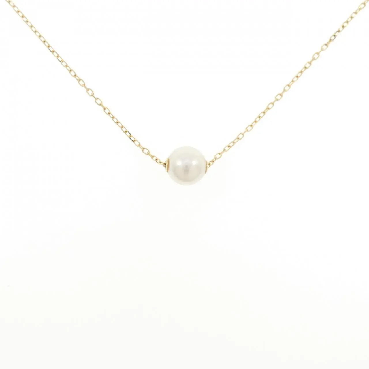 Mikimoto Au750 Akoya Pearl Necklace