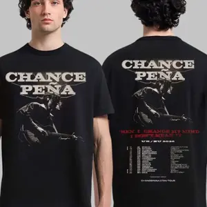 Chance Pena When I Change My Mind I Don't Mean It UK And EU 2026 Tour Schedule Dates Two Sided T-Shirt