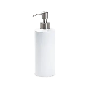 18oz White Stainless Steel Soap Dispenser for Sublimation Bottle Hand