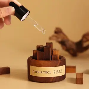 Zen Wooden Aroma Piece | Fire-Free Fragrance Decor | Minimalist Gift