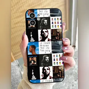 Rapper D-Drake Phone Case For iPhone 17 16 15 11 12 14 13 Pro Max X XS  Plus 17E Air Shockproof Silicone Cover Fundas