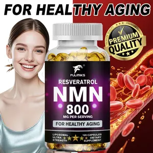 NMN 800mg Edible Vitamin Capsules, Natural Healthcare Daily Supplement to Boost NAD+ Levels, Support Energy & Sharp Focus