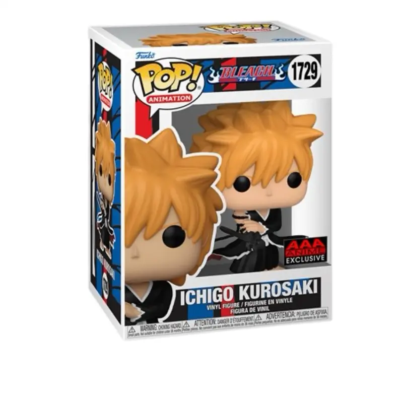Funko Pop! Ichigo Kurosaki #1729 (Bleach) Vinyl Figure - Anime Fan - Collectible Figurine