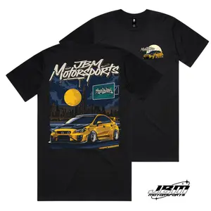 JBM Motorsports - Subie Gold Speedway Unisex Cotton T-shirts Streetwear
