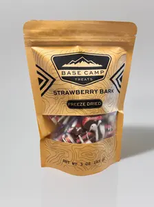 Freeze Dried Chocolate Covered Strawberry Bark – Crispy Strawberry Snack
