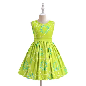 2-10Y Yellow 05 Cartoon Cosplay Costume Fancy Carnival Kids Clothes Performance Princess Theme Party Holiday Girls Ball Gown Children Cocktail Dress