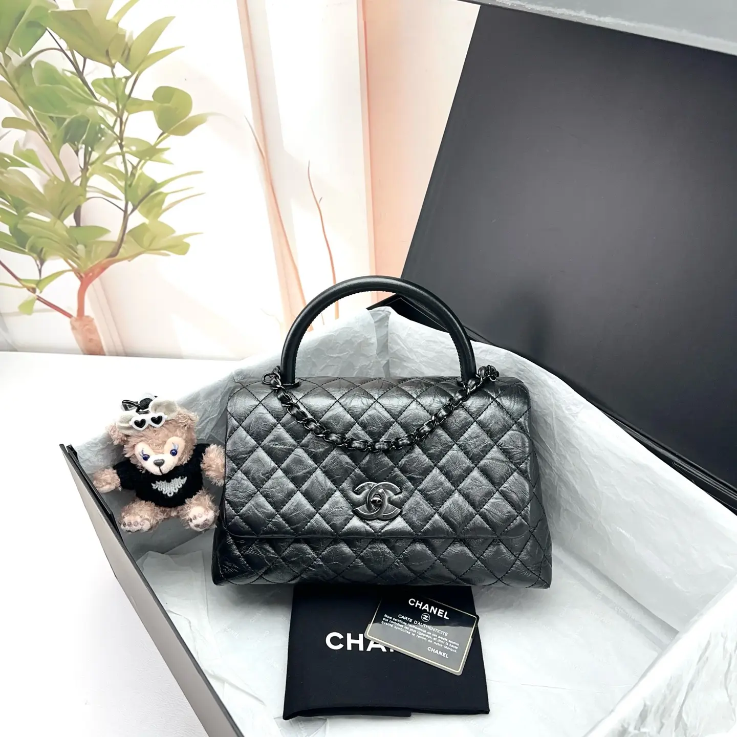 Pre-owned CHANEL Leather Shoulder Bags 11.42'' R8589 Shoulder Bag C539852681 0516 T3 Rina