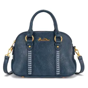 Montana West Whipstitch Dome Satchel Bag w/ Detatchable Crossbody Strap
