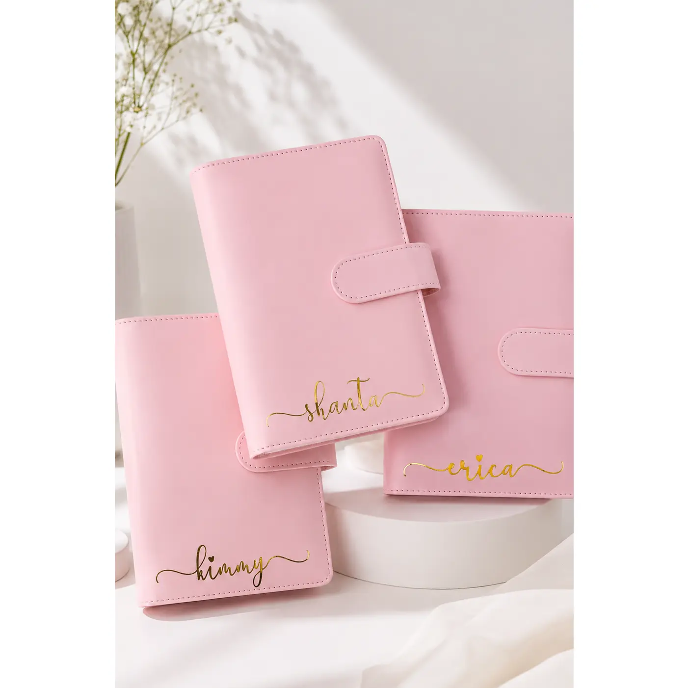 Personalized A6 Pink Planner