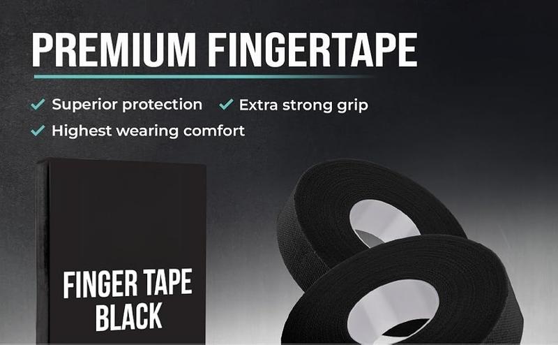 Finger Tape Sports Extra Strong Adhesive, 3 Rolls Athletic Tape for Fingers, Skin-Friendly Sports Tape, Tape for Weight Lifting, Volleyball Finger Tape, Boulder, Climbing, Basketball, Finger Tape BJJ