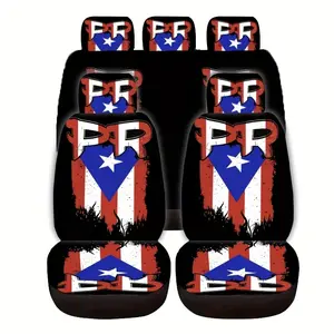 Universal Car Seat Covers, Thick Printed Design, Fits Tesla Model Y, Small Cars, Suvs, Halloween Christmas Gift for Men Women