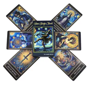 Tarot Cards A 78 Cards Deck English Version Fortune Telling Divination Deck Game For Family Party women gift