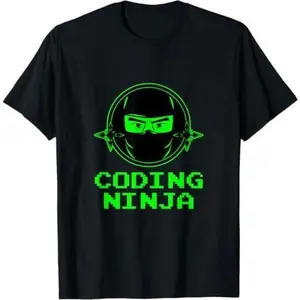Coding Ninja Code Coder Programming IT Programmer Gift T-Shirt