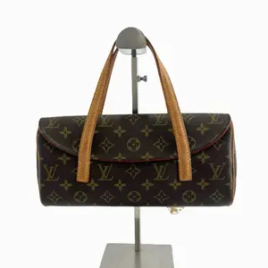 Pre-owned Louis Vuitton Leather Shoulder Bags LV Monogram Sonatine Handbag