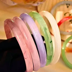Multi-color jade bell bracelet, elegant holiday style, unique gift suitable for daily wear, party