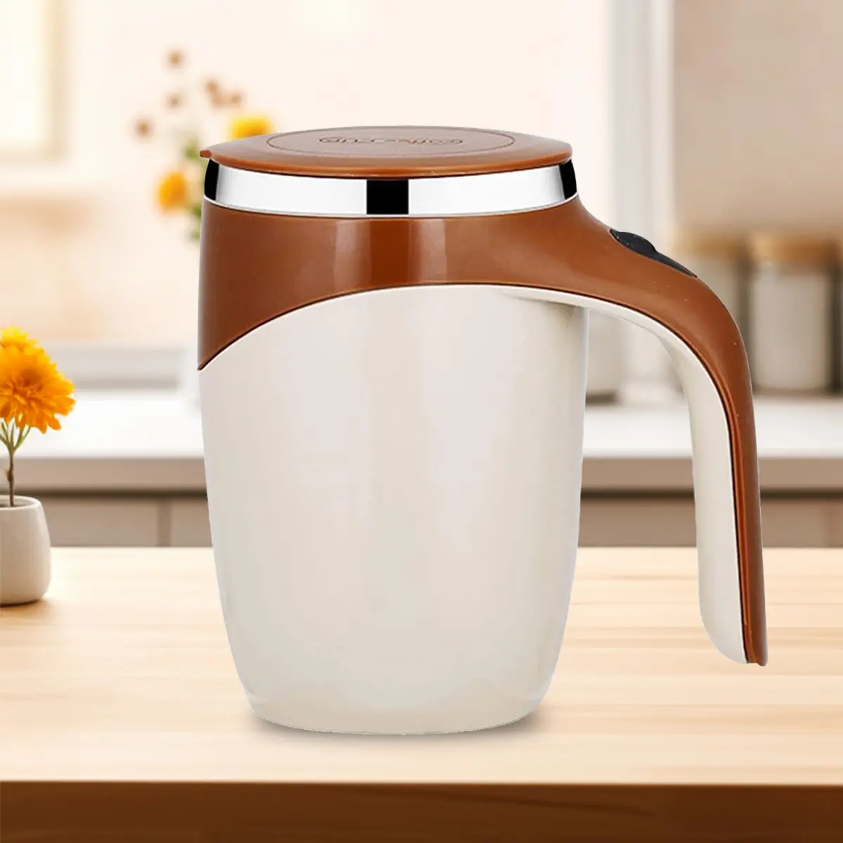 Rechargeable Electric Self-Stirring Mug – Magnetic Auto Mixing Coffee Cup for Home, Office & Travel, Ideal for Coffee, Milk & Tea