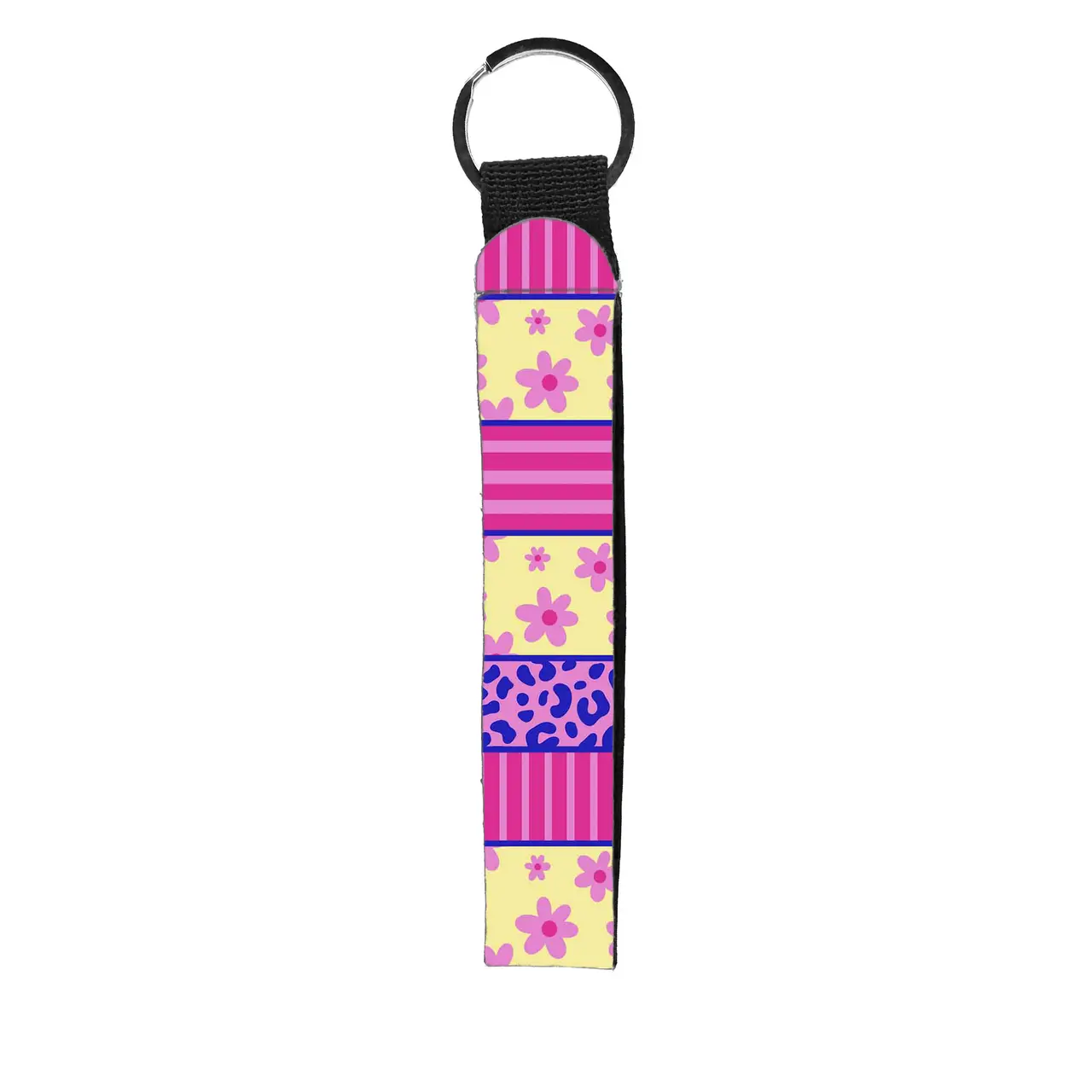 abbyrose Washi Tape Wristlet Key Chain