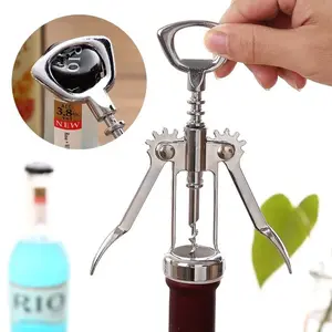 1pc Wine Corkscrew Wine Opener Spiral Corkscrew Beverage Can Opener Bottle Opener Kitchen Supplies Wine Utensils