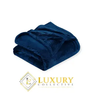 Luxury Collective Flannel Fleece Blanket 6.5FTx5FT- Soft 100% Polyester, Machine Washable, Durable, Elegant Design for All Seasons