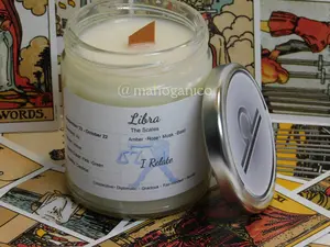 Libra Astrology Zodiac Candle | Gift Libra Birthday Candle Gift
