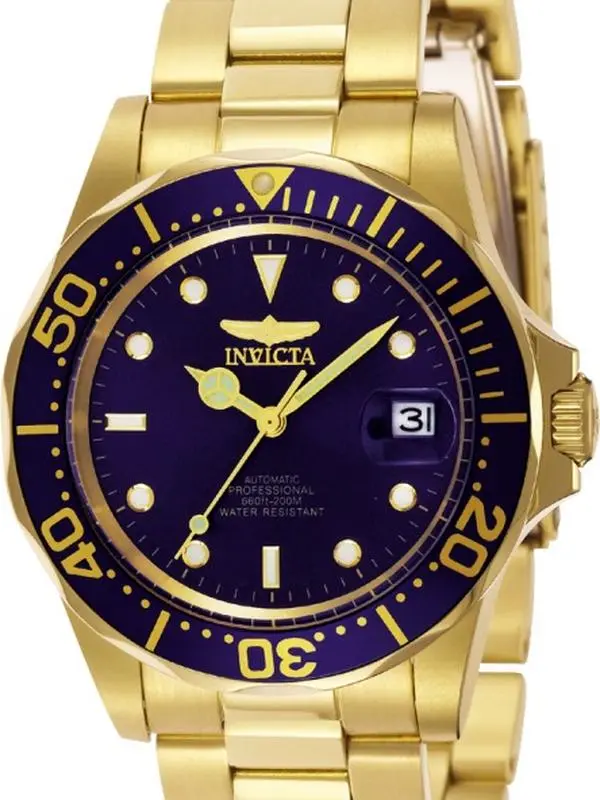 Invicta Men's 40mm Pro Diver Automatic Date Bracelet Watch