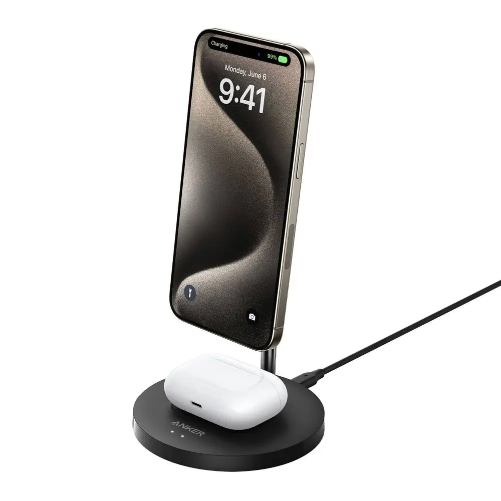 Anker Qi2.2 25W Wireless Stand with Battery Charger Anker Qi2.2 25W Wireless Stand with Battery Charger