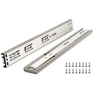 【GARVEE】10 Pair Full Extension Drawer Slides Rails, 10/12/14/16 Inch Drawer Slides 100LB Capacity, Heavy Duty Full Extension Ball Bearing, Side Mount Drawer Rails, Cabinet Drawer Slides for Dresser, Kitchen