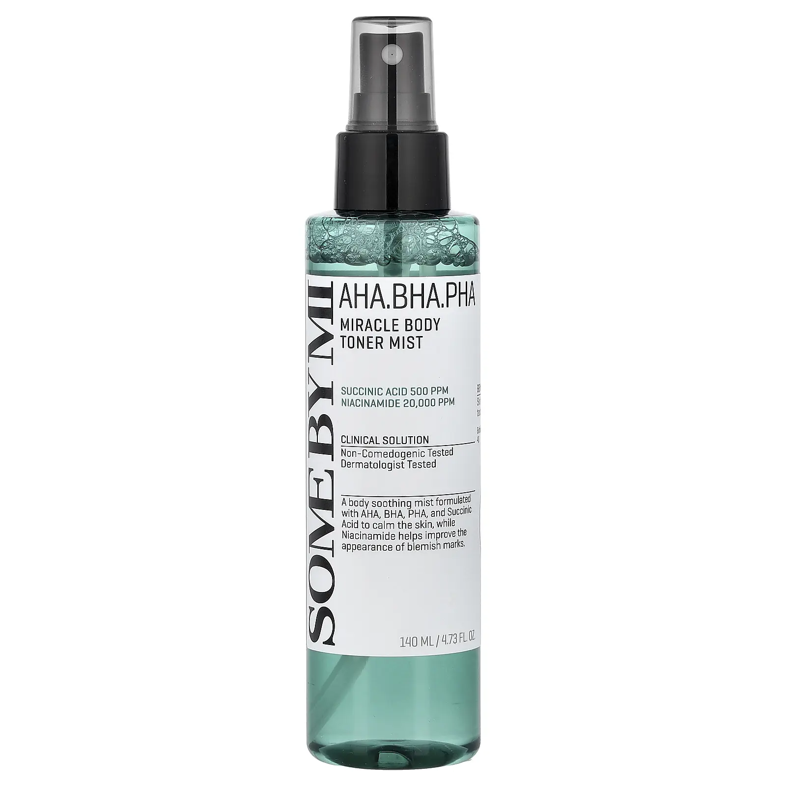 SOME BY MI AHA. BHA. PHA Miracle Body Toner Mist, 4.73 fl oz (140 ml)