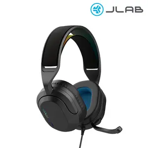 JLab Nightfall Wired Gaming Headset with 3.5mm Cable Precision Sound & Adjustable Headband Noise Isolation for PC Mac Xbox PS Nintendo Switch