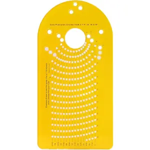 Circle  Jig for Plunge Router, High Accuracy  Milling Circle  Jig for Making Speaker Cutouts Cut Circles for Woodworking Tool(Yellow)