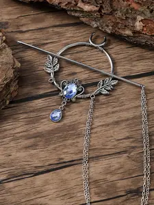 Vintage Leaf Design Hair Pin, Hair Clip, Fashionable Hair Accessories for Women & Girls, Trendy All-match & Exquisite Hair Pin for Birthday Gift