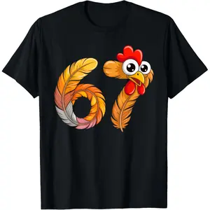 Turkey 67 Funny Design for Thanksgiving Celebration T-Shirt Sweatshirt Made in USA